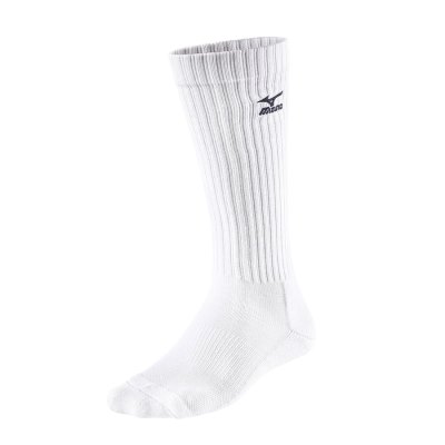 Calcetines Mizuno Volleyball Long Hombre Blancos / Azul Marino - Chile M865JXUFQO